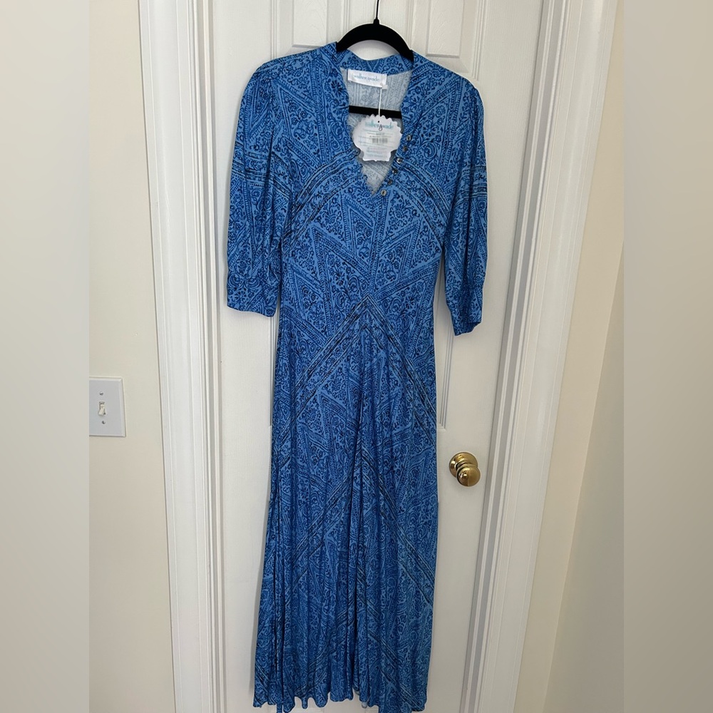 Batik Print Maxi Dress